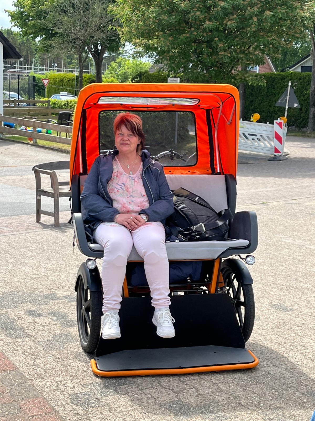 Ich in Rikscha